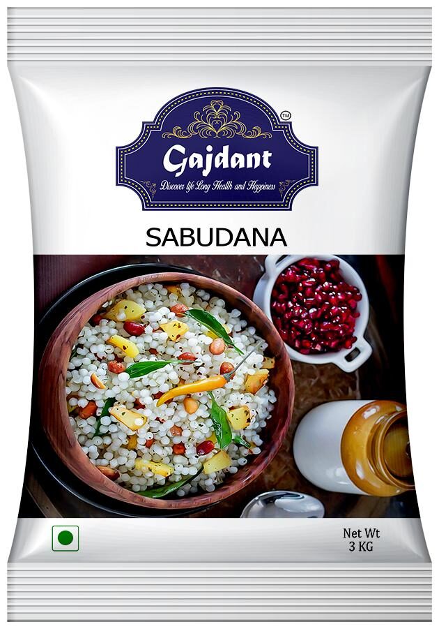 

Gajdant Sabudana 3 Kg (Pack of 1)