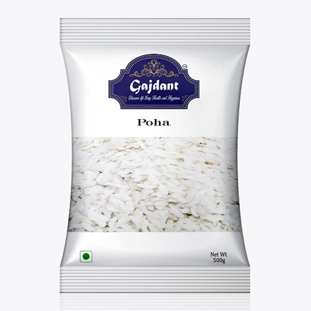 

Gajdant White Poha (Flattened Rice) 500 g ( Pack of 1 )