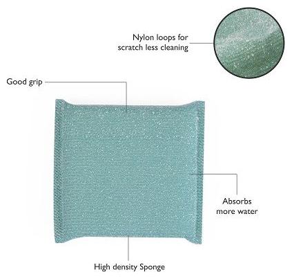 

Gala Kitchen Scrubber Green 1 pc