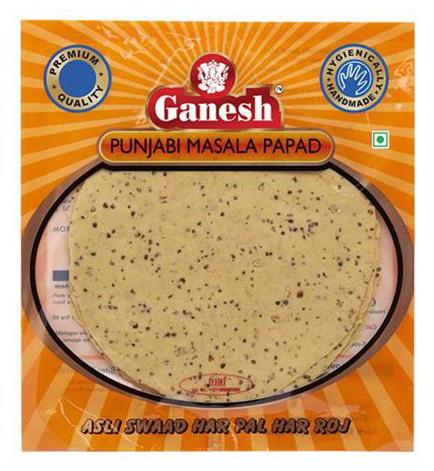 

Ganesh Papad - Punjabi Masala Papad 250 g