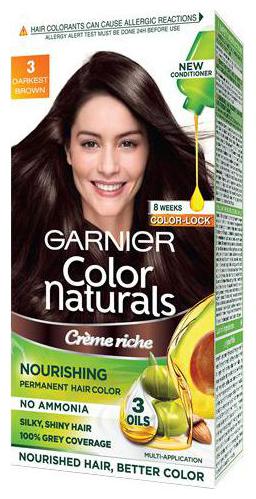 

Garnier Color Naturals - Shade 3 Darkest Brown 105 6 g