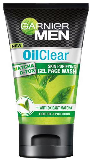 

Garnier Facewash Men Oil Clear Matcha Dtox Gel 100 g