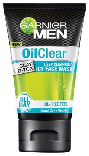 

Garnier Men - Oil Clear Clay D-Tox Face Wash 100 g