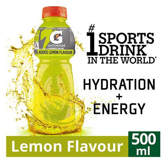 

Gatorade Sports Drink - Lemon Flavour 500 ml