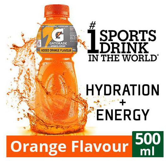 

Gatorade Sports Drink - Orange Flavour 500 ml