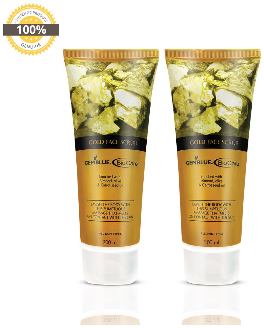 

Gemblue Biocare Gold Scrub 200 ml Gold Scrub 200 ml (Pack of 2)