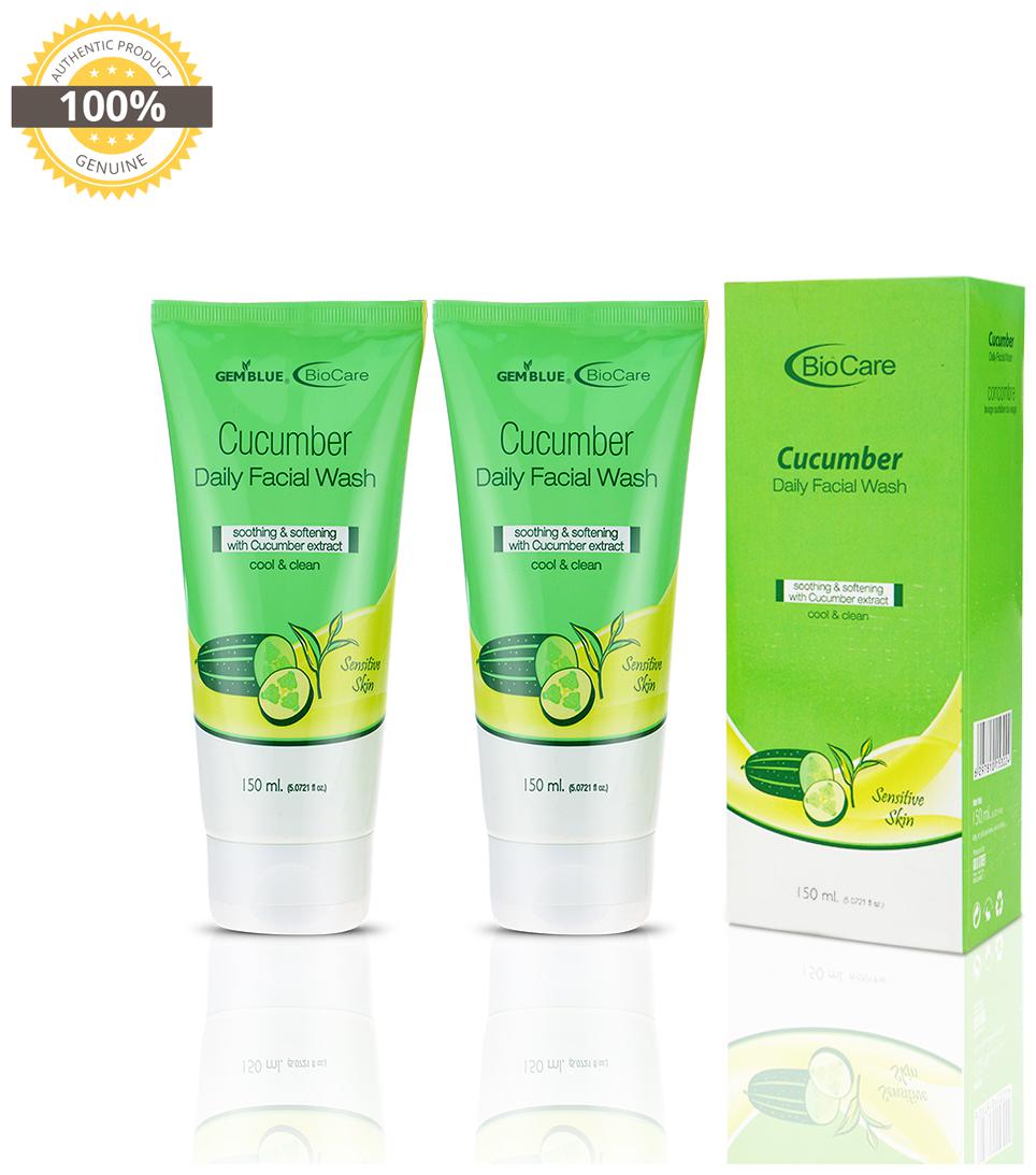 

Gemblue Biocare Cucumber Daily Face Wash 150ml Pack Of 2