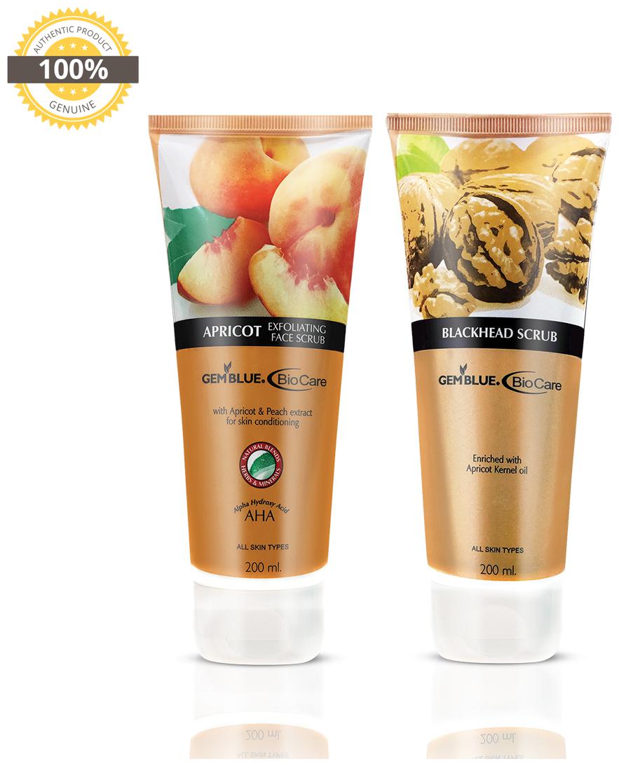

Gemblue Biocare Apricot Scrub 200 ml Blackhead Scrub 200 ml (Pack of 2)