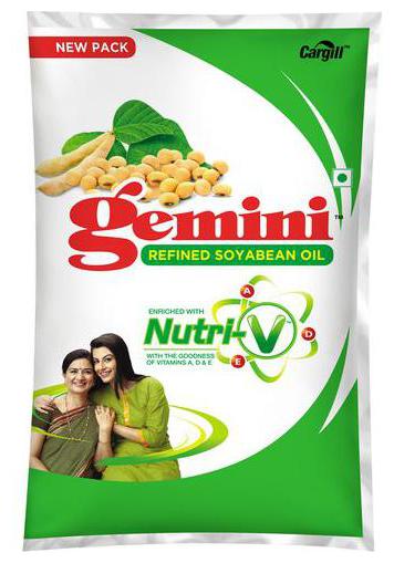 

Gemini Refined Oil - Soyabean with Nutri-V 1 L