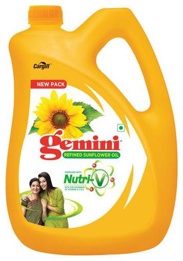 

Gemini Refined Sunflower Oil - with Nutri-V 5 L
