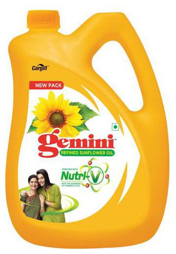 

Gemini Refined Sunflower Oil - with Nutri-V 5 L