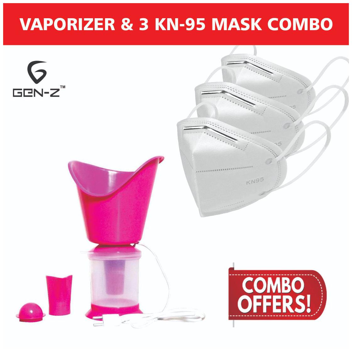 

Gen-Z Vaporizer3 in one and 3 KN95 mask Value Combo (Pack of 2)