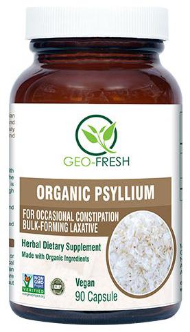 

GEO FRESH Capsules Organic Psyllium 520 mg 90 Tablets