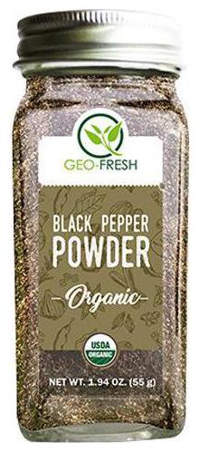 

GEO FRESH Powder Organic Black Pepper 55 g