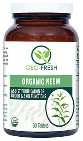 

GEO FRESH Tablets Organic Neem 600 mg 90 Tablets