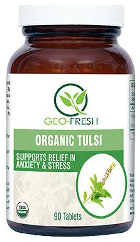 

GEO FRESH Tablet Organic Tulsi 750 mg 90 Tablets