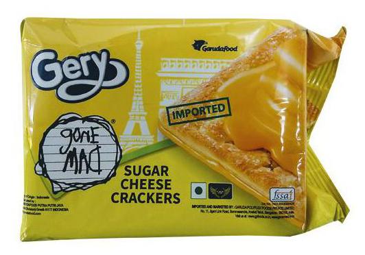 

Gery Gone Mad Crackers - Cheese Sugar 110 g