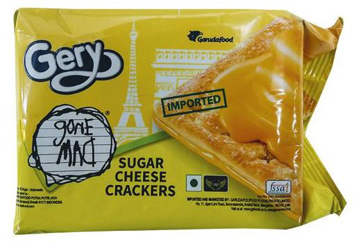 

Gery Gone Mad Crackers - Cheese Sugar 110 g