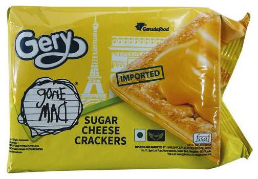 

Gery Gone Mad Crackers - Cheese Sugar 110 g