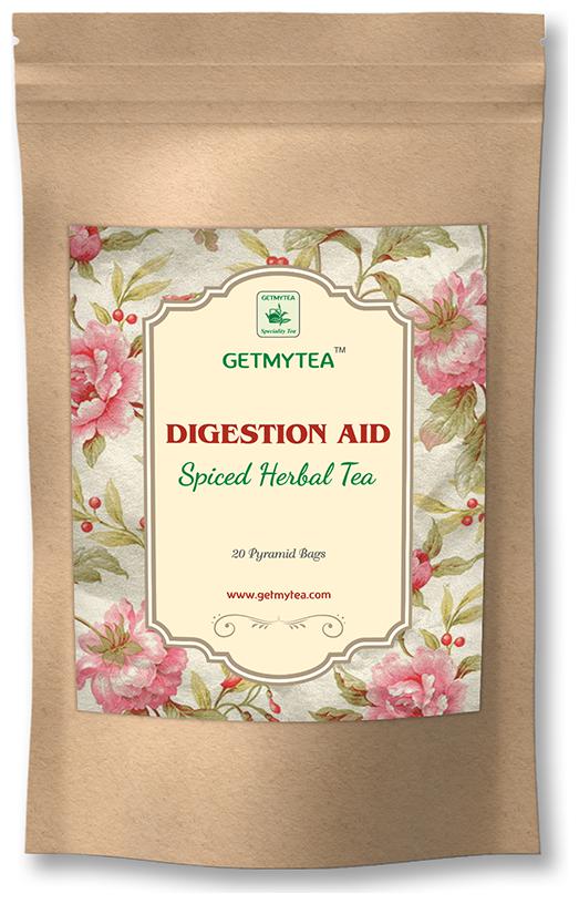 

Getmytea Digestion Aid Spiced Herbal Tea-20Teabags ( Pack of 1)