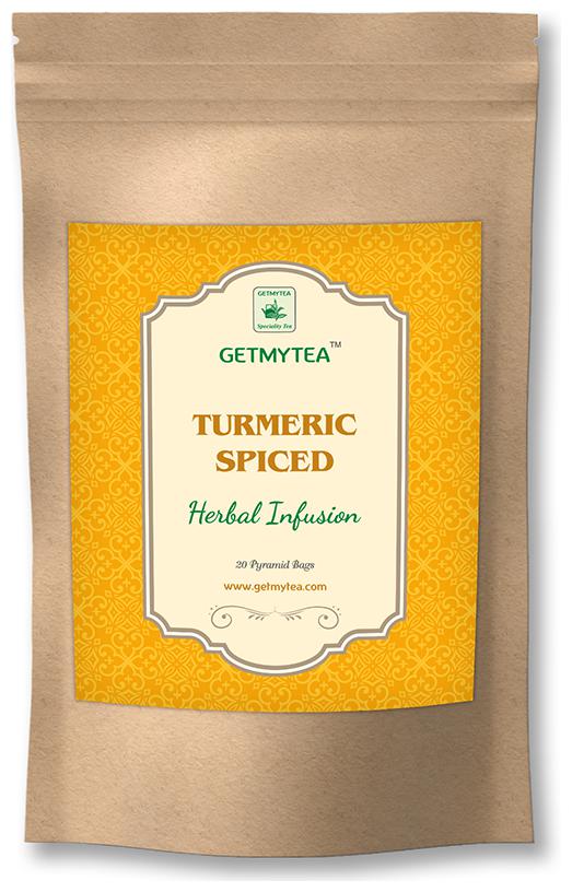 

Getmytea Turmeric Spiced Herbal Infusion-20Teabags ( Pack of 1)