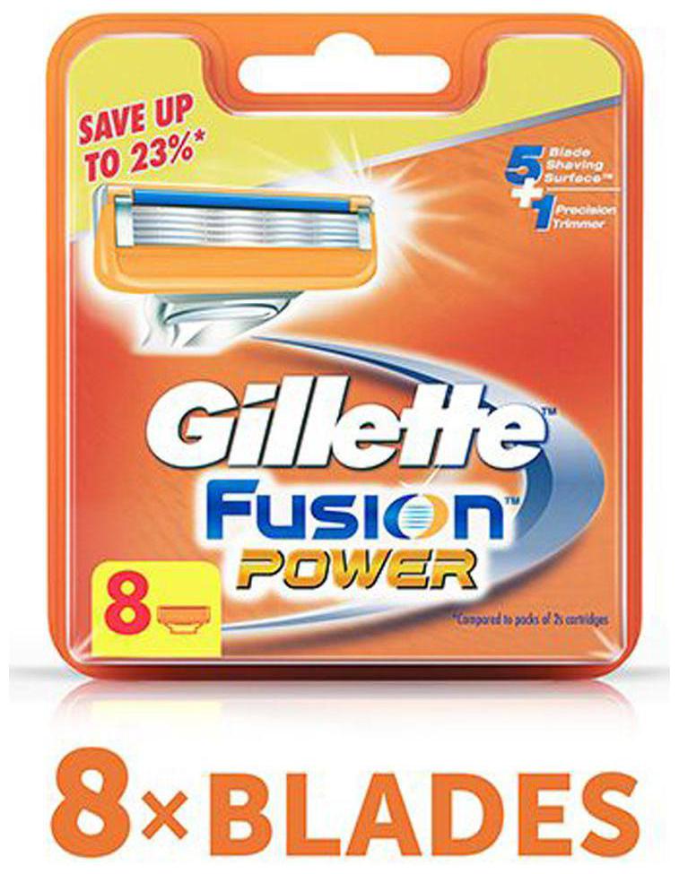

Gillette Blades Fusion Power Shaving Razor 8 pcs