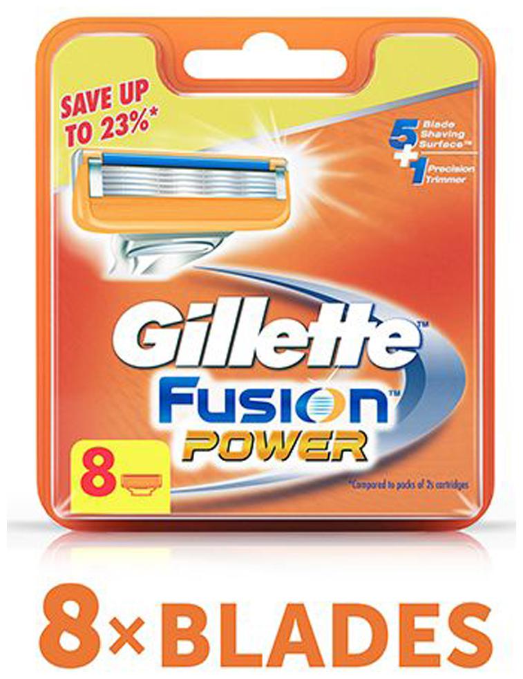 

Gillette Blades Fusion Power Shaving Razor 8 pcs