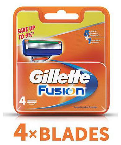 

Gillette Cartridges - Fusion 4 pcs