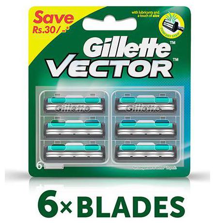 

Gillette Cartridges - Vector 6 pcs