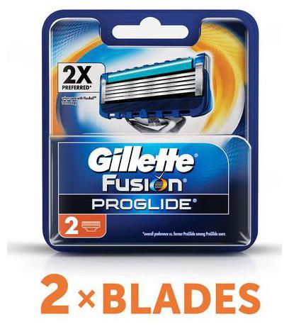 

Gillette Fusion Proglide - Flexball Manual Shaving Razor Blades Cartridge 2 pcs