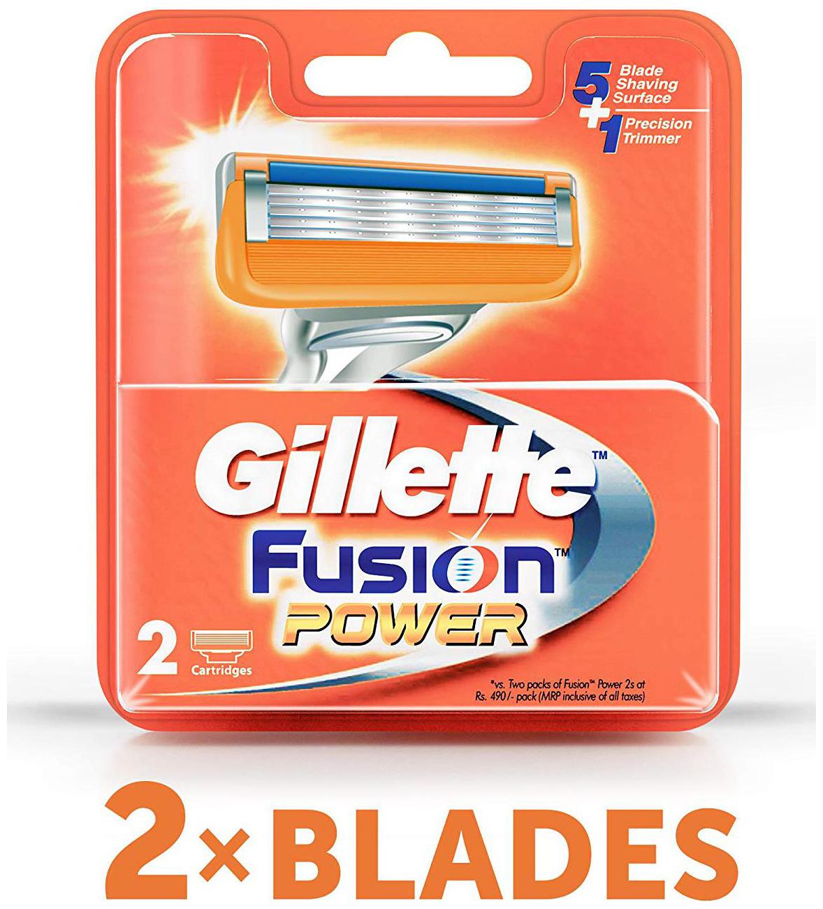 

Gillette Fusion Power Shaving Razor Blades (Cartridge) 4 pcs