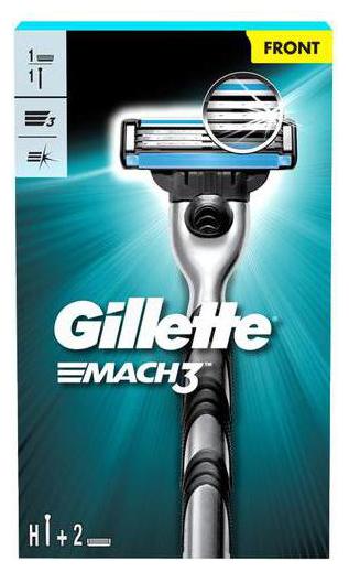 

Gillette Gillette Mach 3 Shaving Razor 1 Shaving Blade Cartridge 3 pcs
