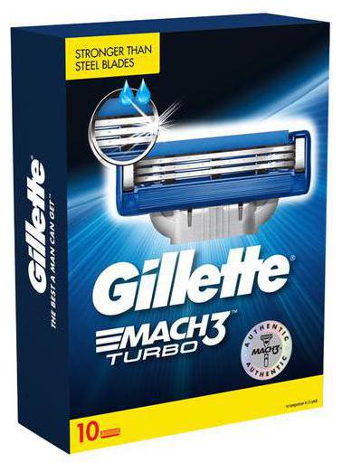 

Gillette Mach Turbo 3 Shaving Blades 10 pcs