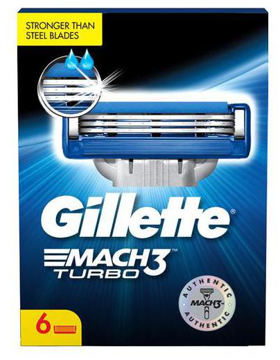 

Gillette Mach Turbo 3 Shaving Blades 6 pcs