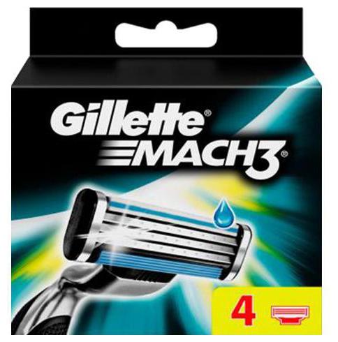 

Gillette Mach 3 - Manual Shaving Razor Blades (Cartridge) Pack of 4