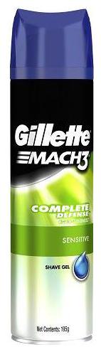 

Gillette Mach3 Complete Defense Sensitive Shave Gel - 195 g