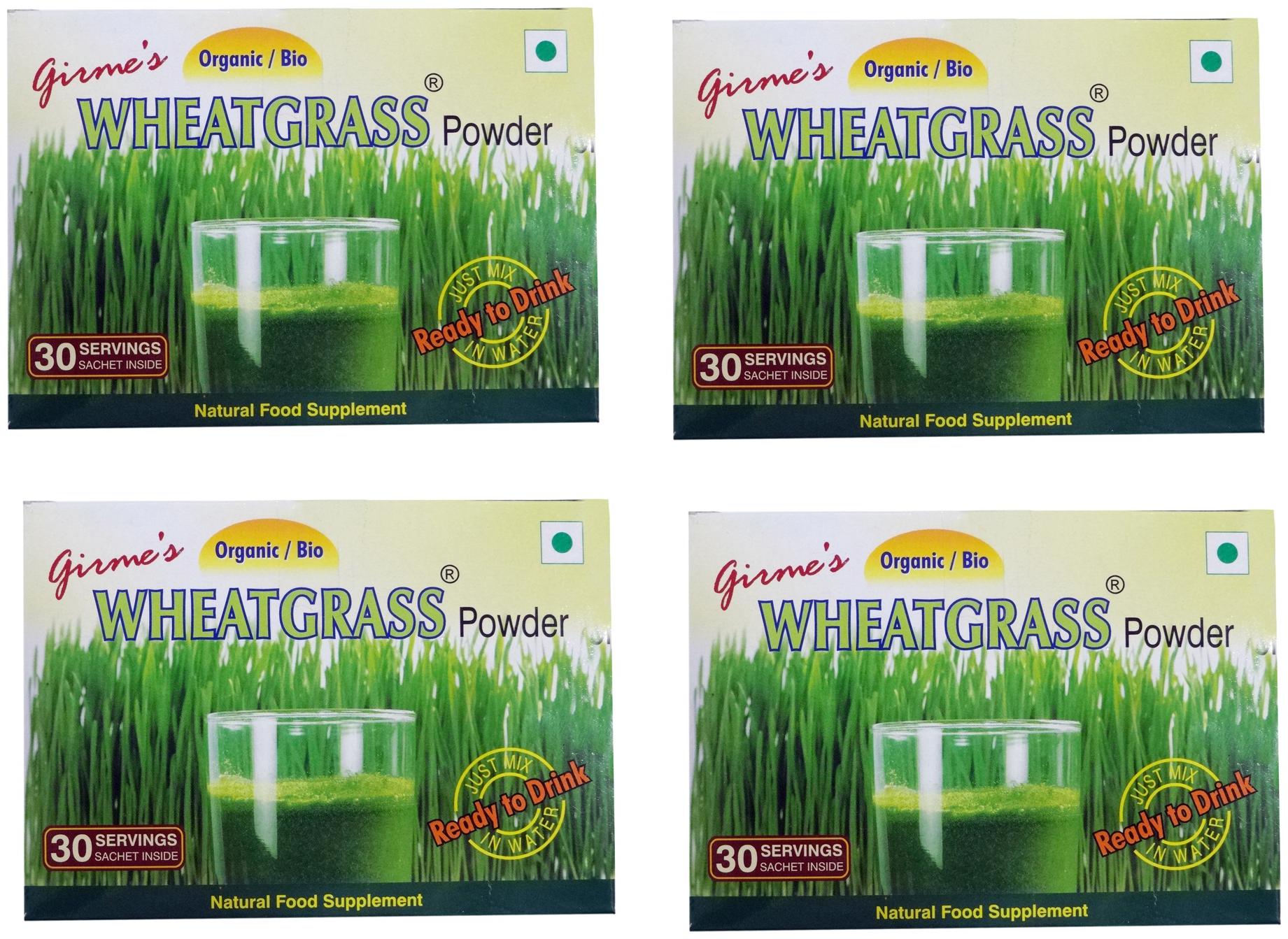 

Girme s Wheatgrass Powder 90g Sachet (Pack of 4)