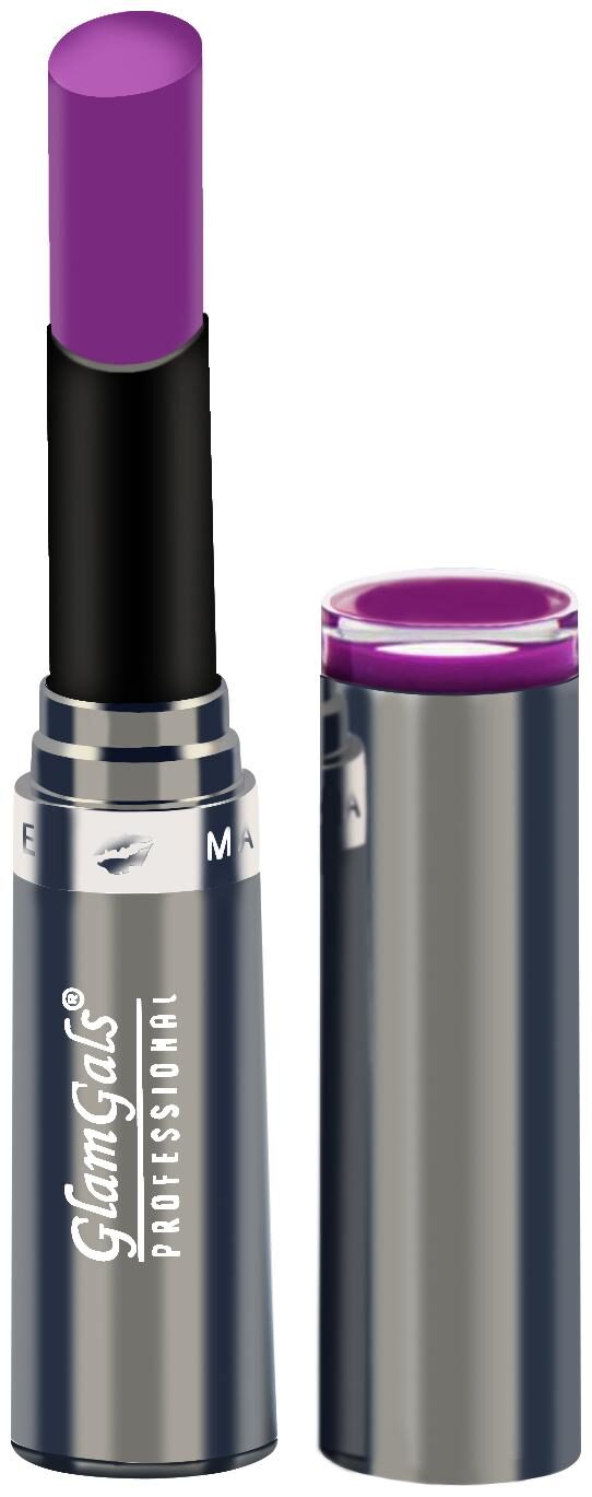 

GlamGals Creme Matte Lipstick 3 g Girly Purple