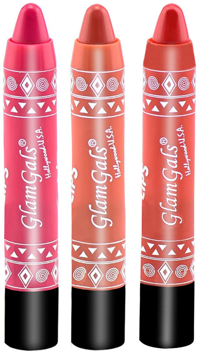 

GlamGals Matte Lipsticks 3 7 g Each (Pack of 3) Multi Color