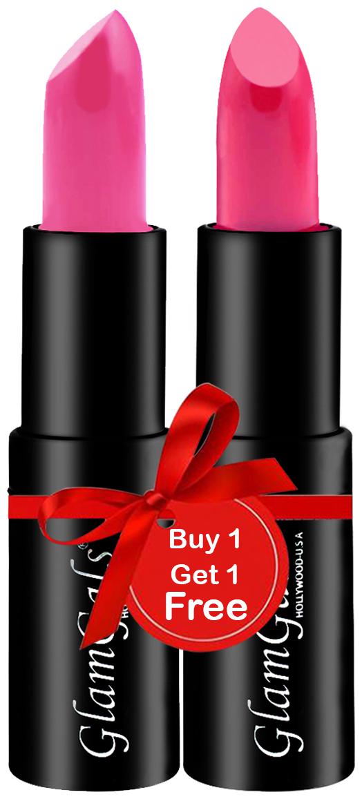 

Glamgals Matte Finish Kissproof Lipstick Buy 1 Get 1 Free (Candy Pink Candy Crush Pink) Pack Of 1 ( Lipstick 3 8 g Free Lipstick 3 8 g)