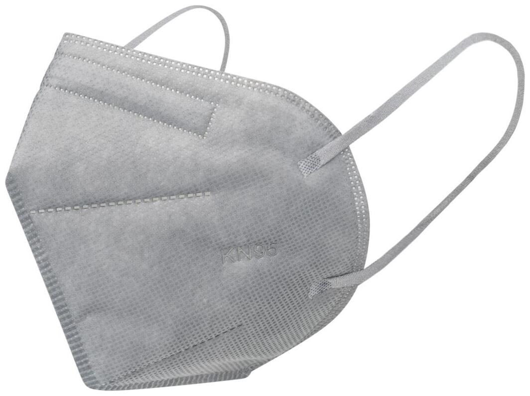 

GLEMTECH Anti-Pollution Activates KN95 Non-Woven Face Mask Color- Grey (Pack of 10)