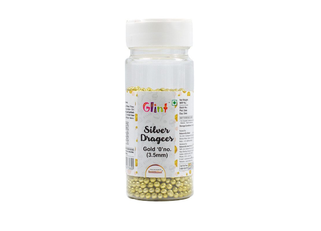 

Glint Gold Dragee Baking Supplies 75 g ( Pack of 1 )