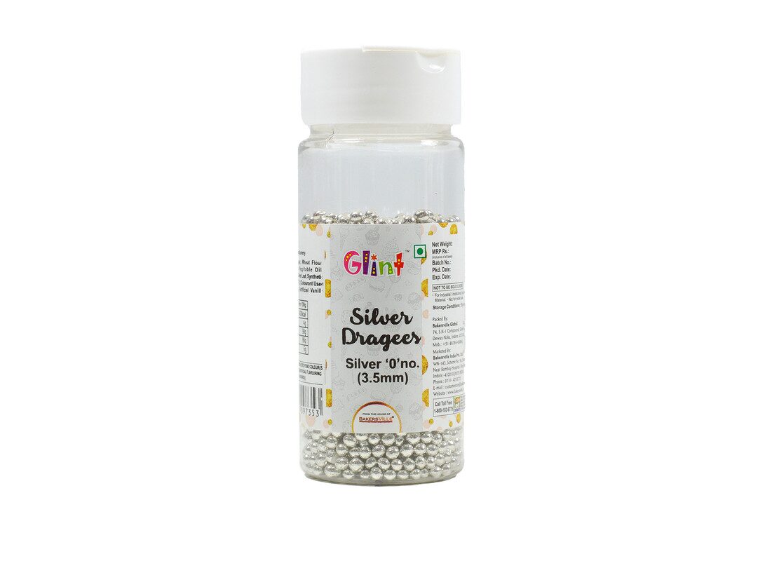 

Glint Silver Dragee Baking Supplies 75 g ( Pack of 1 )