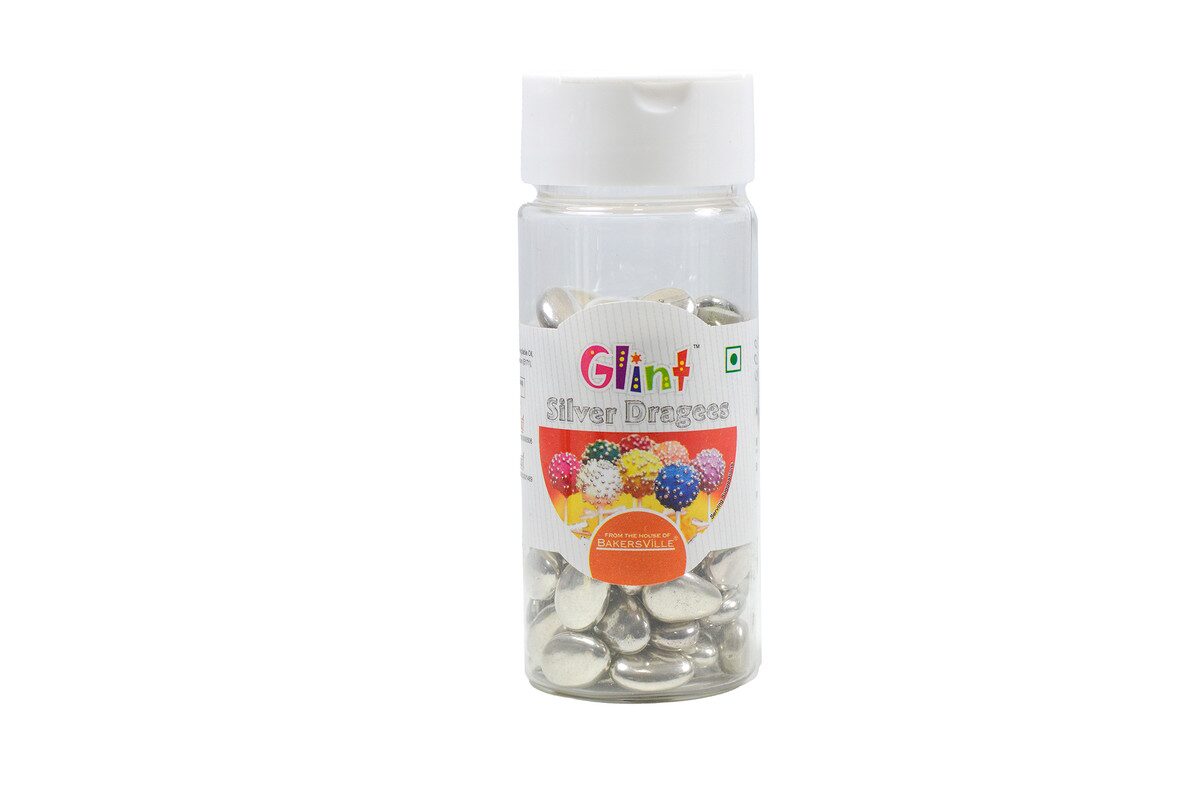 

Glint Silver Oval Dragee Baking Supplies 75 g ( Pack of 1 )