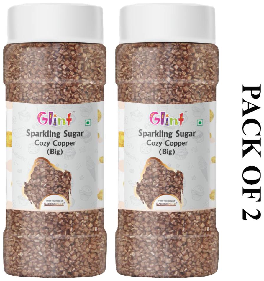 

Glint Sparkling Sugar Cozy Copper Big 75g (Pack of 2)