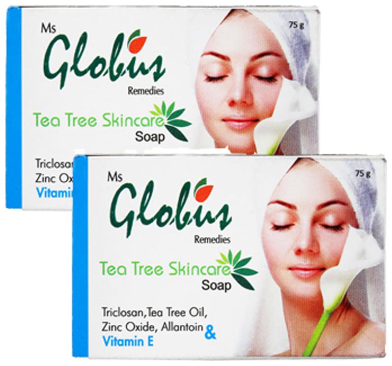 

Globus Remedies Tea Tree Skin Care Soap 75g (Pack Of 2)