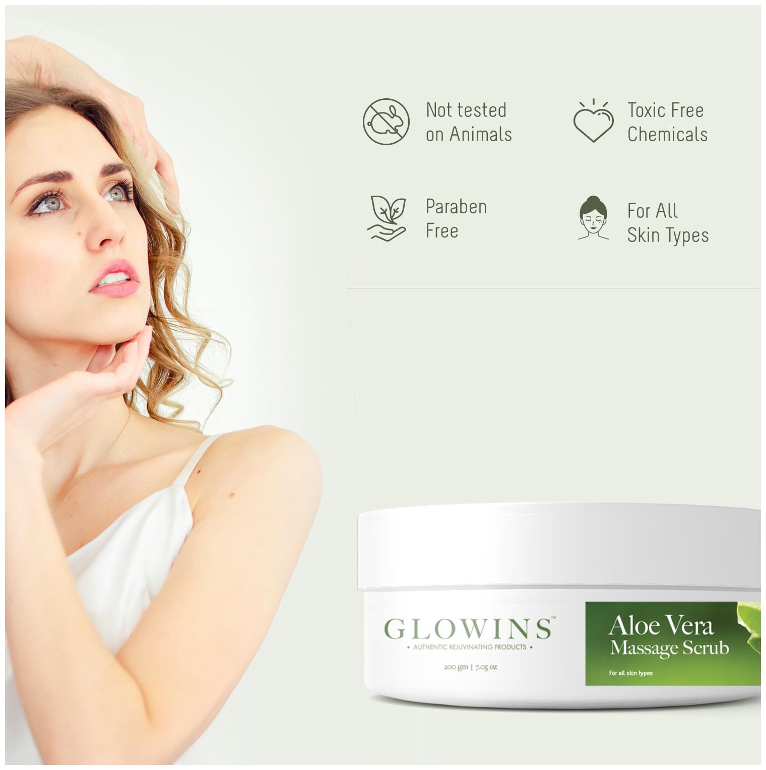 

GLOWINS Charcoal Rich In Vitamin E Protect it Form Sun UV Rays Improve Acne Skin Ton Reduse Sign Of Lightening and Nourishing Scrub 200 ml (Pack Of 1)