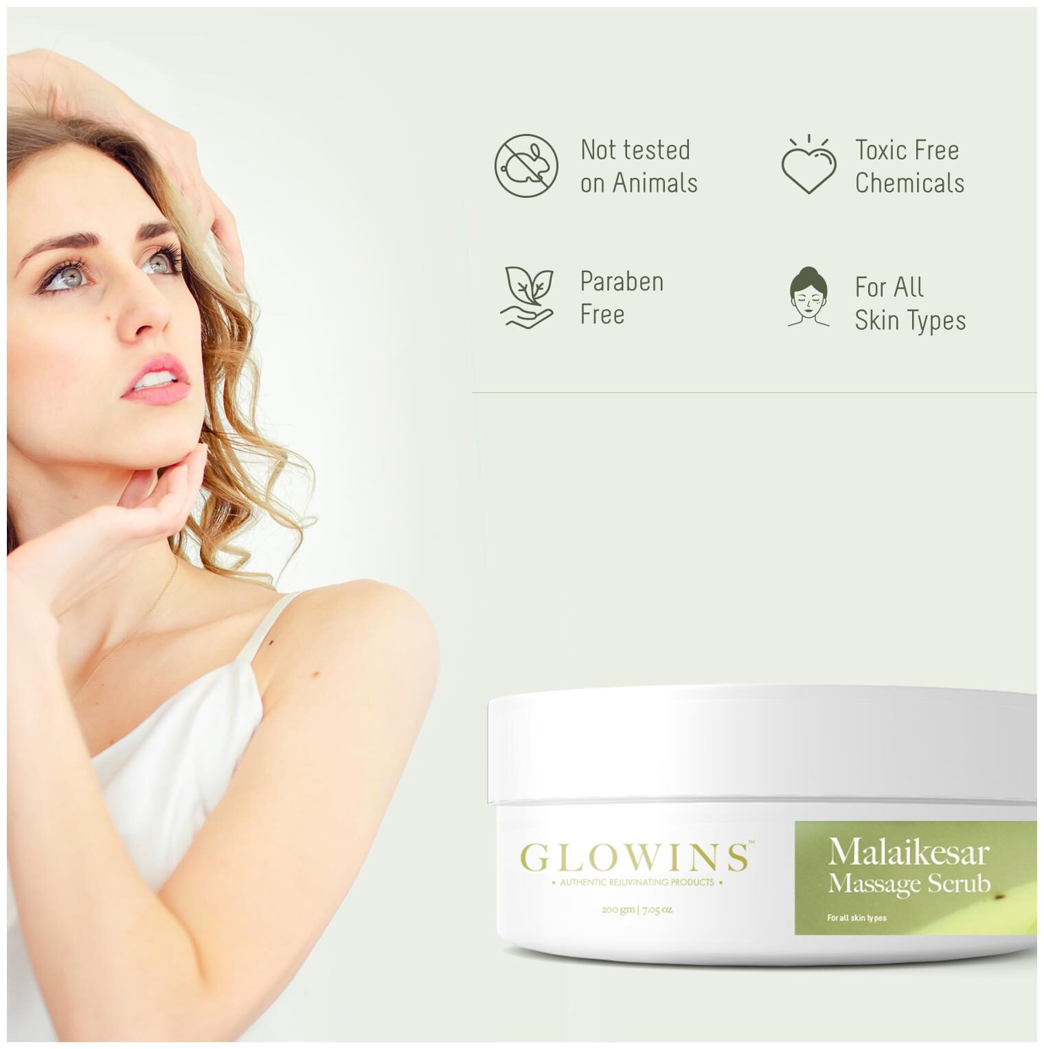 

GLOWINS Milk Sheatbutter Rich In Vitamin E Protect it Form Sun UV Rays Improve Acne Skin Ton Reduse Sign Of Lightening and Nourishing Scrub 200 ml (Pack Of 1)