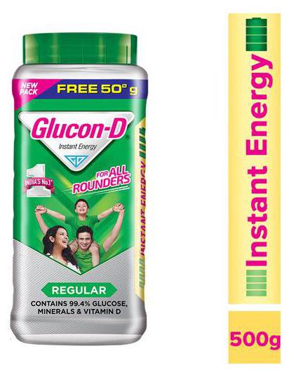 

Glucon D Beverage Mix - Glucose Based 500 g