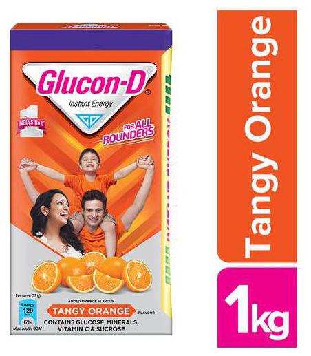 

Glucon-D Orange Flavoured Glucose Based Beverage Mix 1 kg